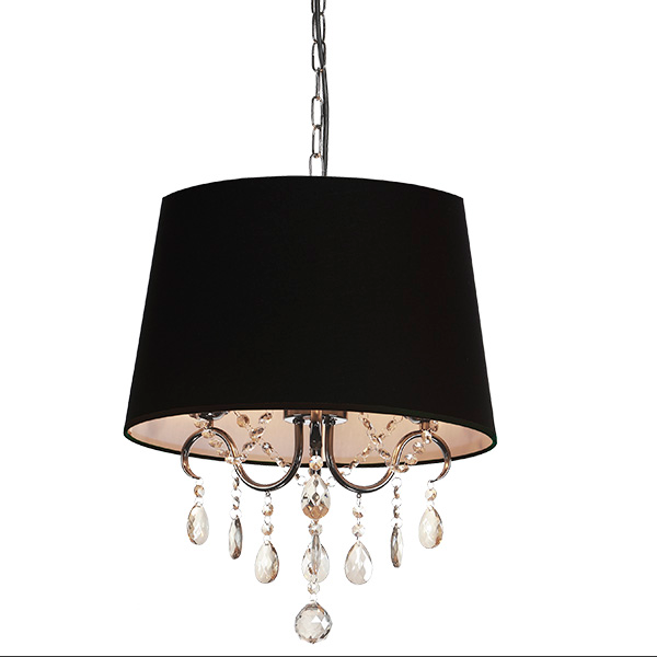 Lustre Taschibra Abrico P/3 X E-14 Branco ou Preto