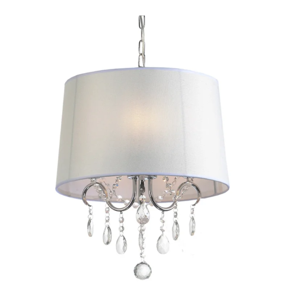 Lustre Taschibra Abrico P/3 X E-14 Branco ou Preto